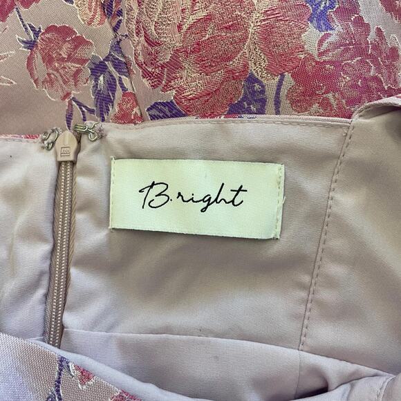 Pink and Purple Floral Dress - Picture 5 of 5